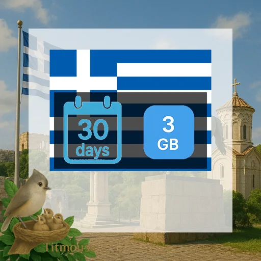 Greece - 3 GB - 30 days