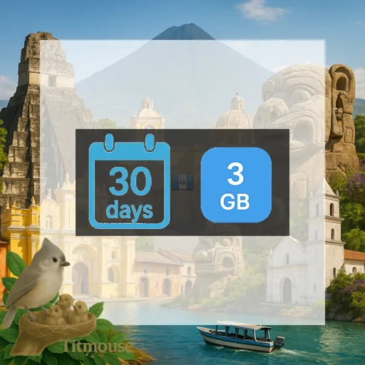 Guatemala - 3 GB - 30 days