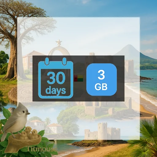 Guinea-Bissau - 3 GB - 30 Days