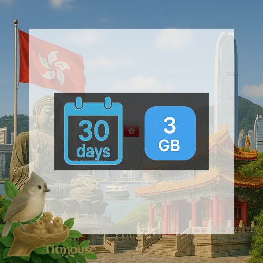 Hong Kong - 3 GB - 30 days
