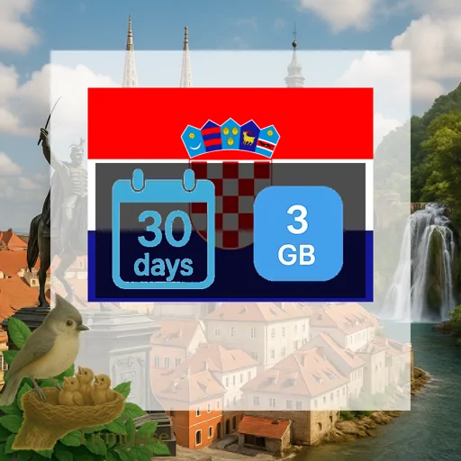 Croatia - 3 GB - 30 Days