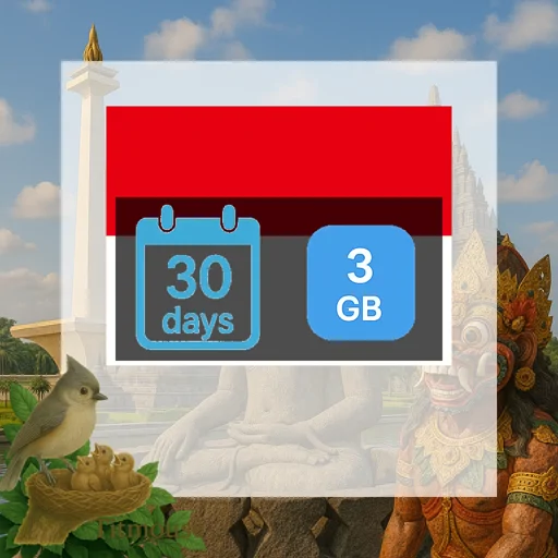 Indonesia - 3 GB - 30 Days