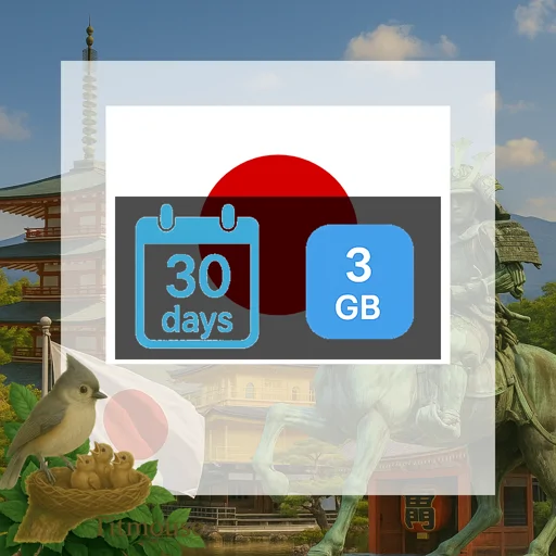 Japan - 3 GB - 30 Days