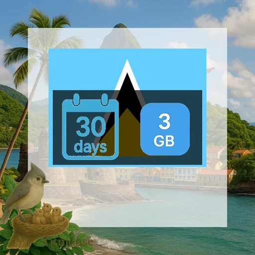 Saint Lucia - 3 GB - 30 Days
