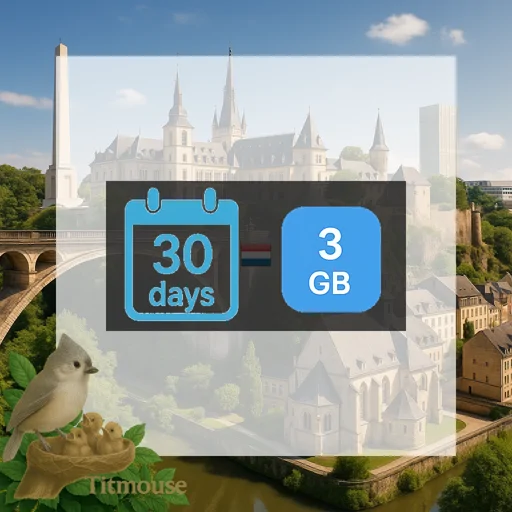 Luxembourg - 3 GB - 30 Days