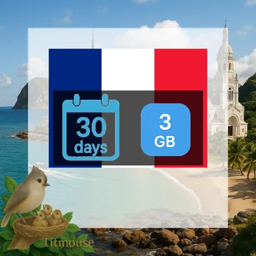 Martinique - 3 GB - 30 Days