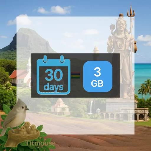 Mauritius - 3 GB - 30 days