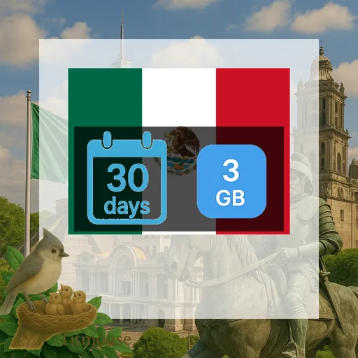 Mexico - 3 GB - 30 Days