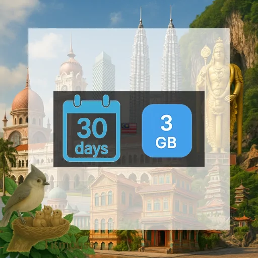 Malaysia - 3 GB - 30 Days