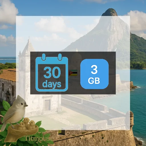 Mozambique - 3 GB - 30 Days