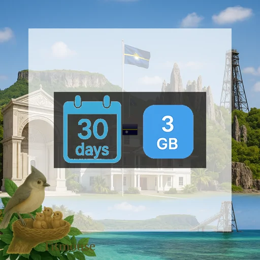 Nauru - 3 GB - 30 Days