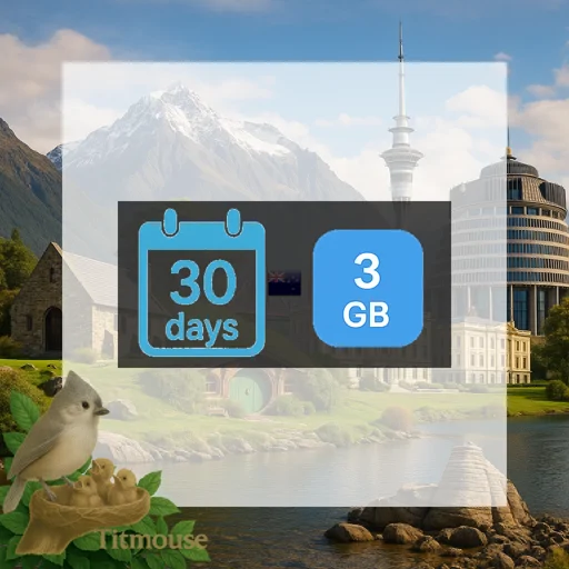New Zealand - 3 GB - 30 Days