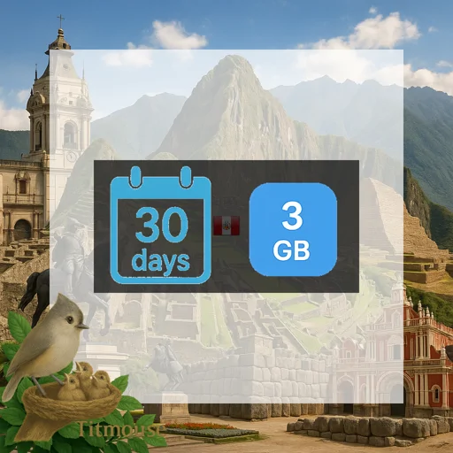 Peru - 3 GB - 30 days