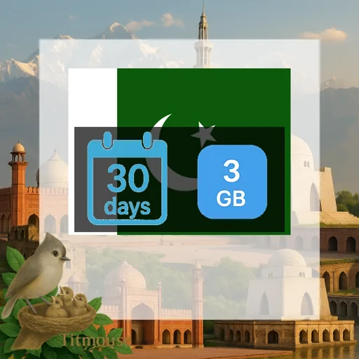 Pakistan - 3 GB - 30 days
