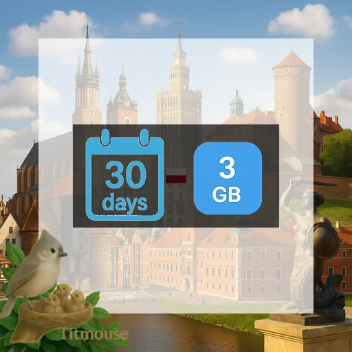 Poland - 3 GB - 30 Days