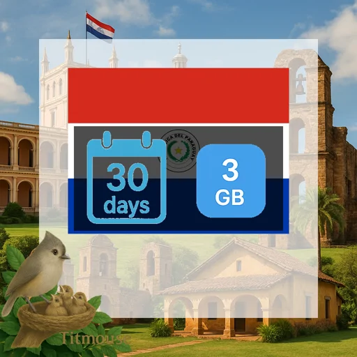 Paraguay - 3 GB - 30 Days