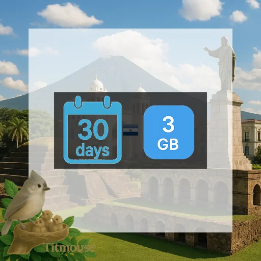 El Salvador - 3 GB - 30 Days