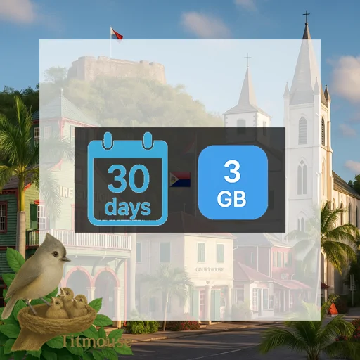 Sint Maarten (Dutch Part) - 3 GB - 30 Days