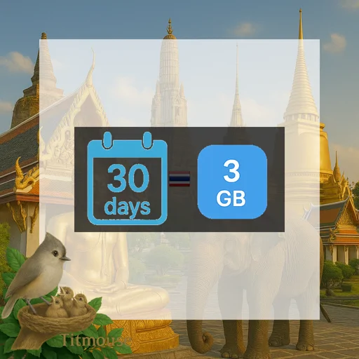 Thailand - 3 GB - 30 Days