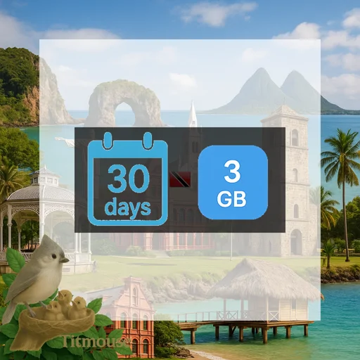 Trinidad and Tobago - 3 GB - 30 Days