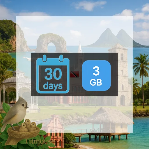 Trinidad and Tobago - 3 GB - 30 Days