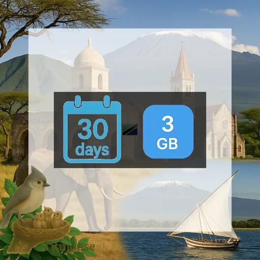 Tanzania - 3 GB - 30 Days