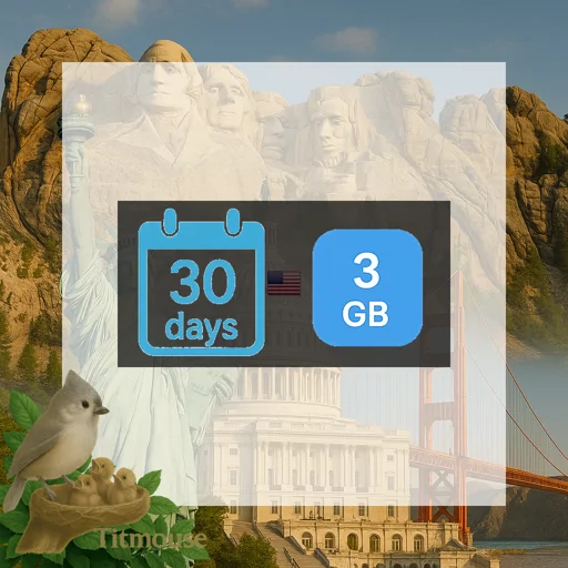 United States - 3 GB - 30 Days
