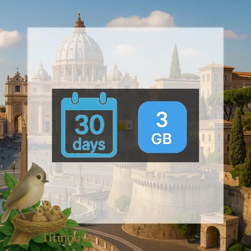Vatican City - 3 GB - 30 days
