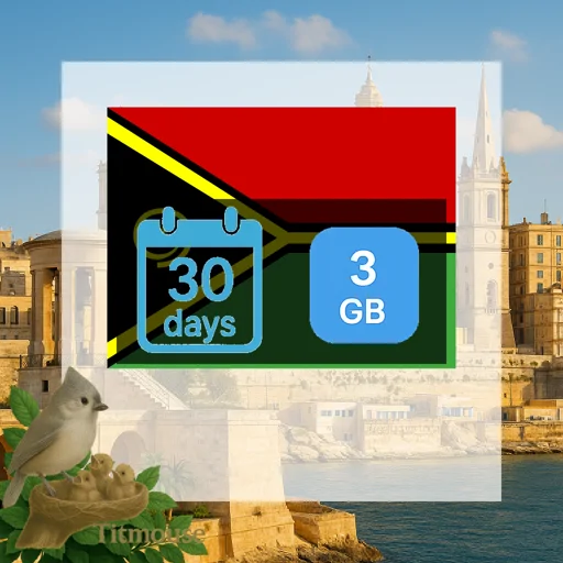 Vanuatu - 3 GB - 30 Days