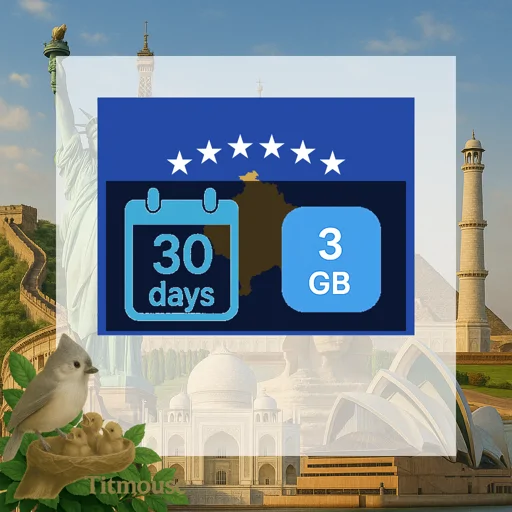 Kosovo - 3 GB - 30 Days