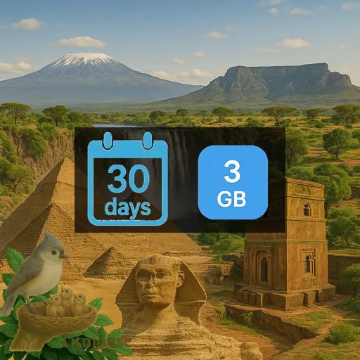 Africa - 3 GB - 30 Days