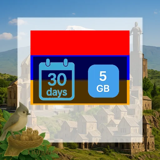 Armenia - 5 GB - 30 Days