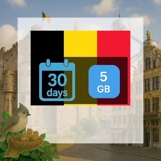 Belgium - 5 GB - 30 Days
