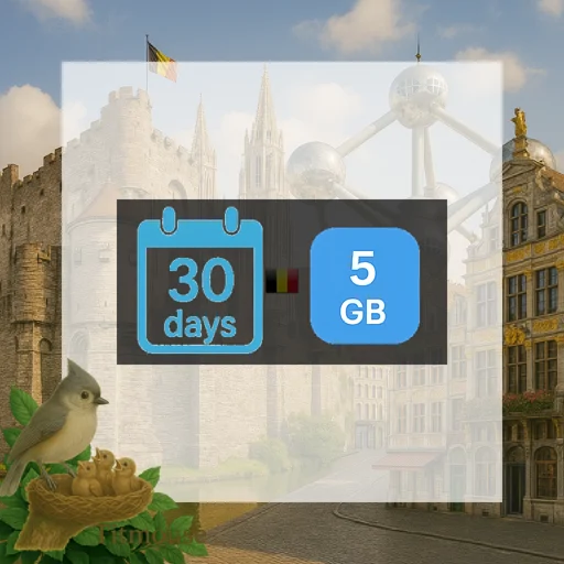 Belgium - 5 GB - 30 days