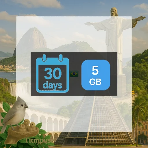 Brazil - 5 GB - 30 days