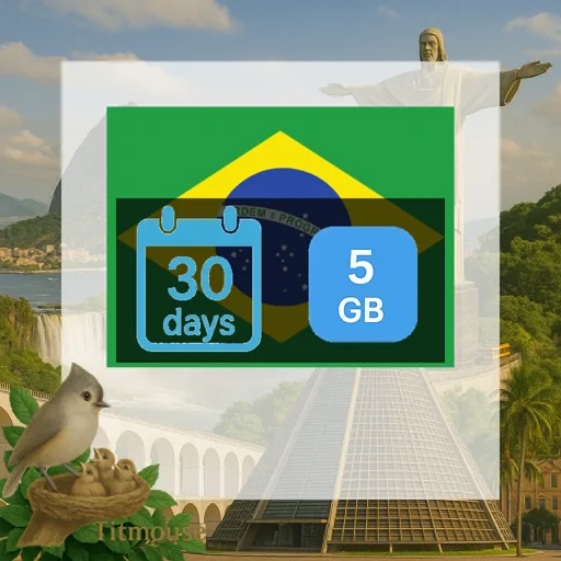 Brazil - 5 GB - 30 Days