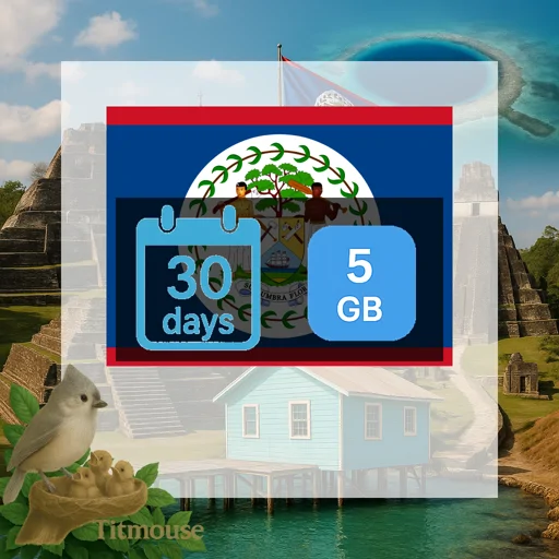 Belize - 5 GB - 30 Days