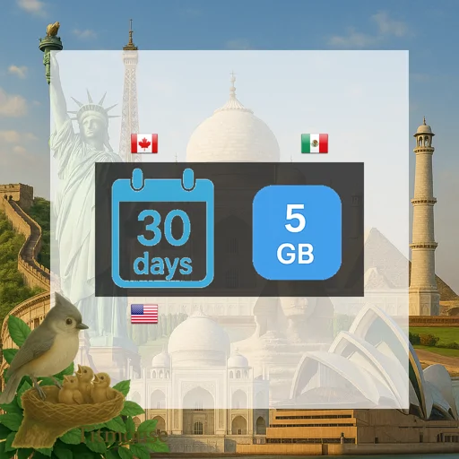 North America - 5 GB - 30 days