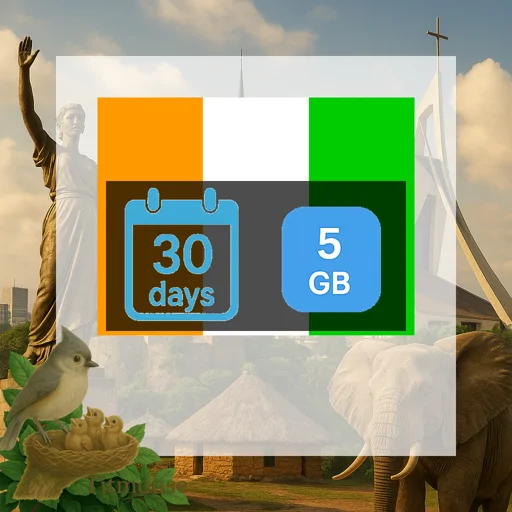 Côte d'Ivoire - 5 GB - 30 Days