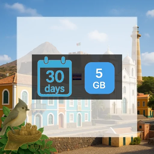 Cape Verde - 5 GB - 30 days