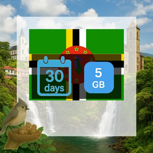 Dominica - 5 GB - 30 Days