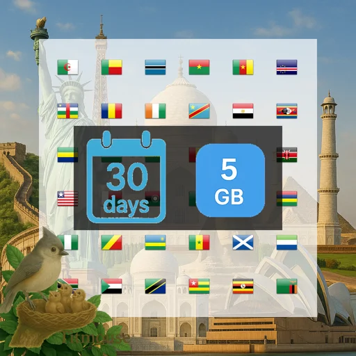 Africa - 5 GB - 30 days
