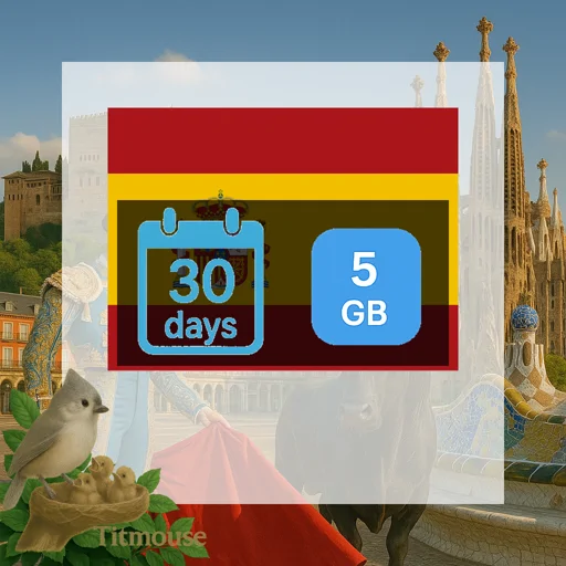 Spain - 5 GB - 30 Days