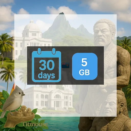 Fiji - 5 GB - 30 Days