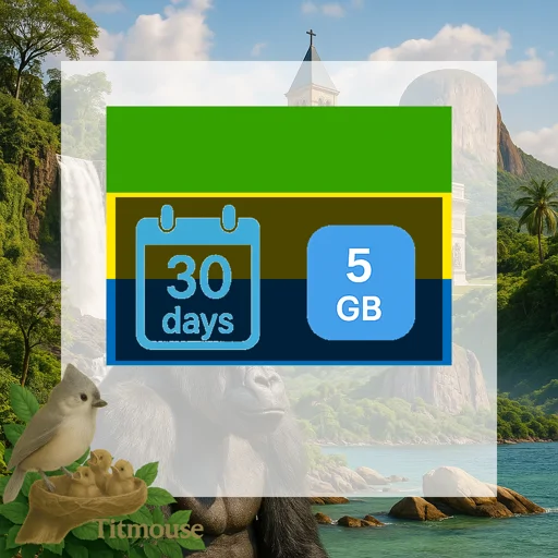 Gabon - 5 GB - 30 Days
