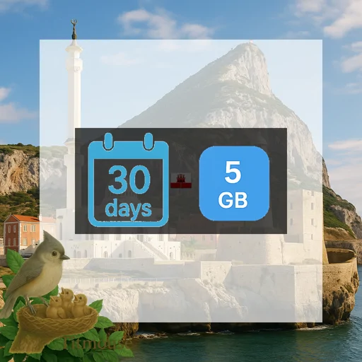 Gibraltar - 5 GB - 30 Days