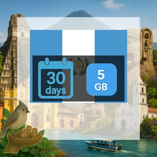 Guatemala - 5 GB - 30 Days