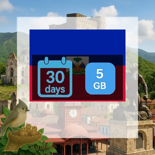 Haiti - 5 GB - 30 Days