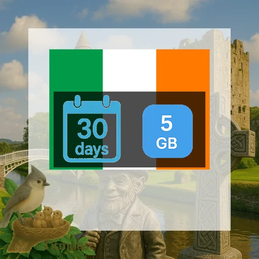 Ireland - 5 GB - 30 Days