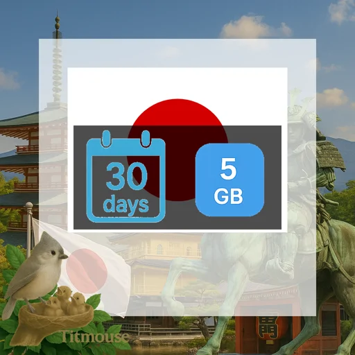 Japan - 5 GB - 30 Days